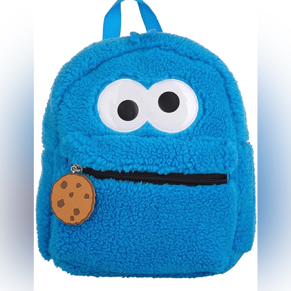 Cookie Monster backpack socks and mask